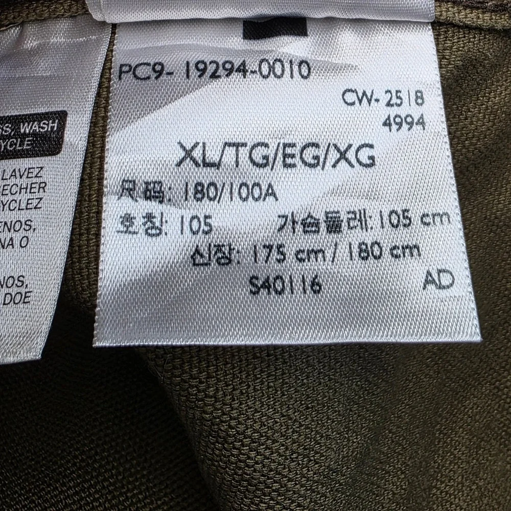 Levi's Camo Chore Coat Mens XL Green Camouflage Canvas Work Utility Field Jacket - Picture 7 of 9
